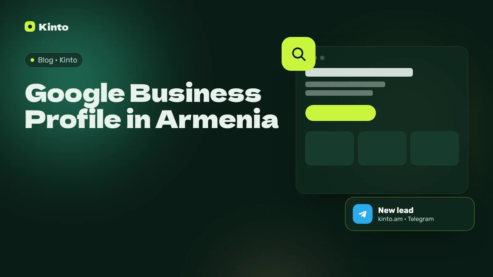 Cover: Google Business Profile in Armenia