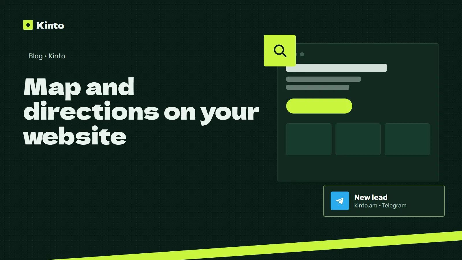Cover: Map and directions on your website
