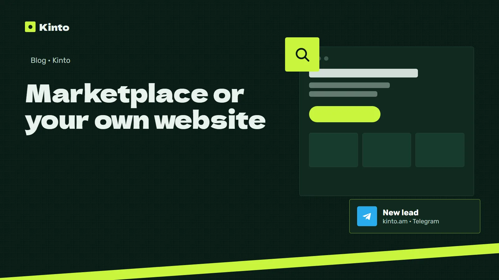 Cover: Marketplace or your own website