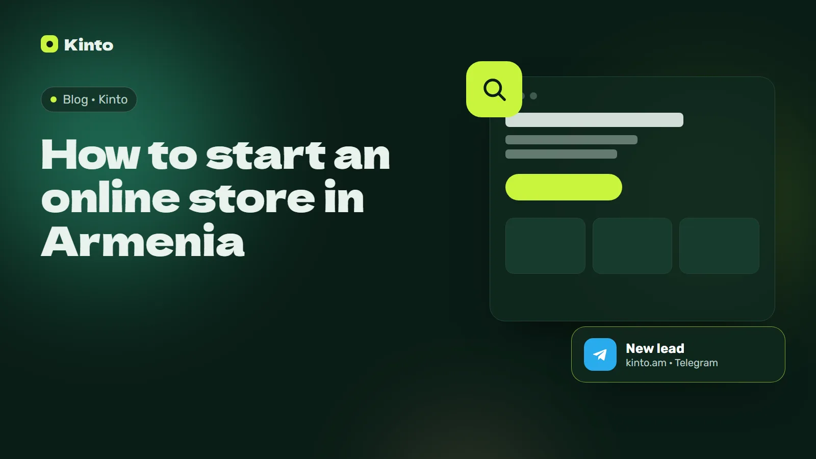 Cover: How to start an online store in Armenia