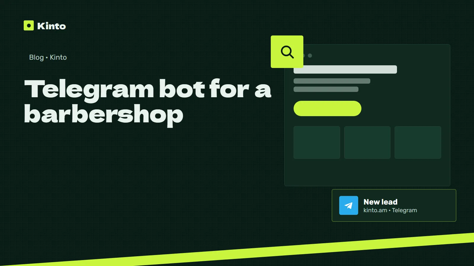 Cover: Telegram bot for a barbershop