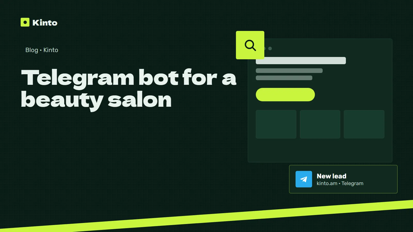 Cover: Telegram bot for a beauty salon