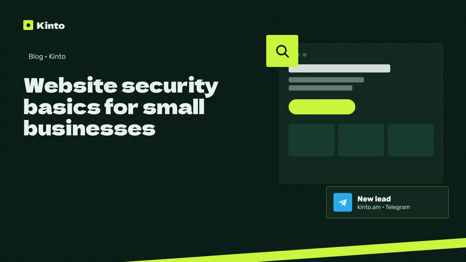 Cover: Website security basics for small businesses