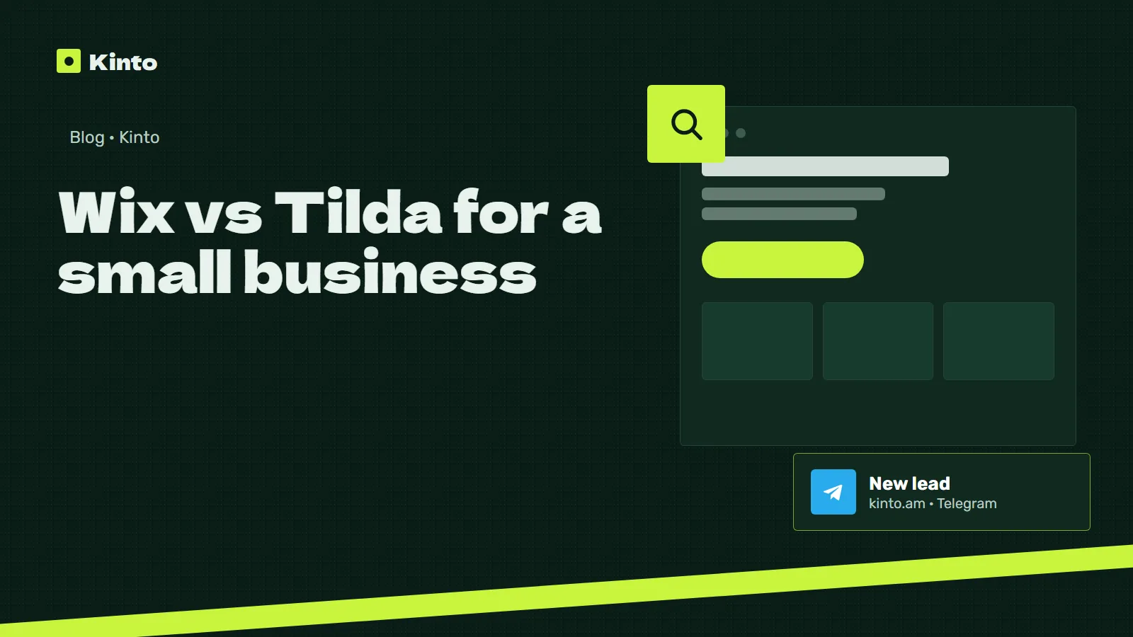 Cover: Wix vs Tilda for a small business