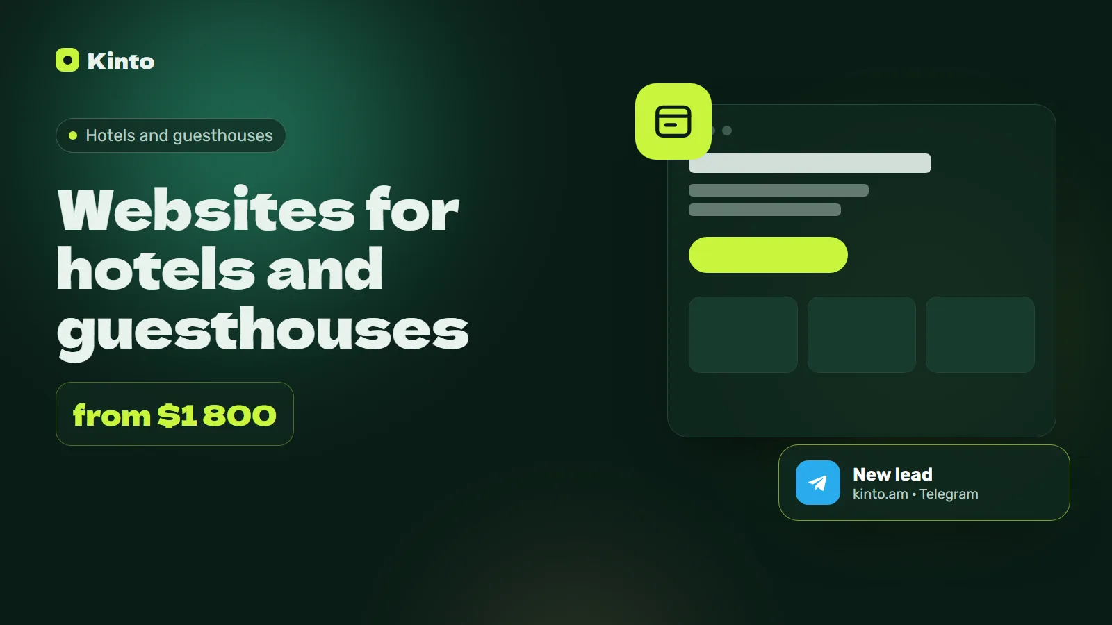 Cover: Websites for hotels and guesthouses